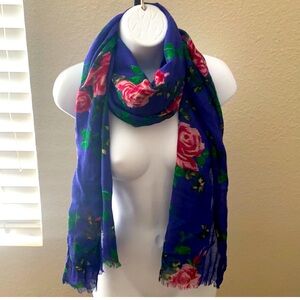 Floral Purple Scarf